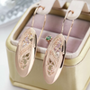 Elegant Hollow Gold Earrings