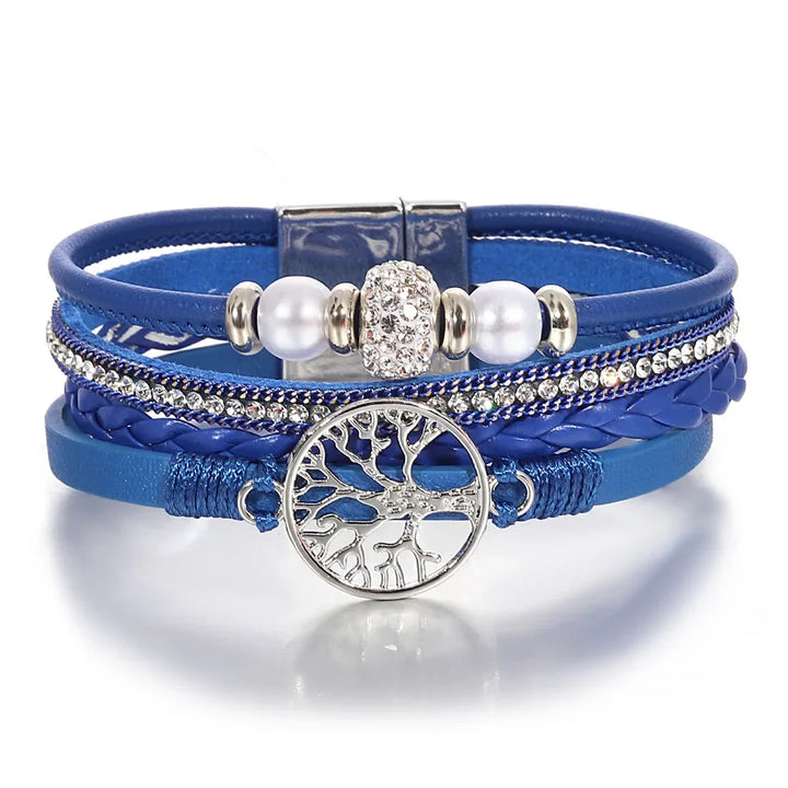 Tree of Life Rhinestone Bracelet