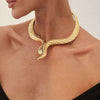 Snake Torque Choker Necklace