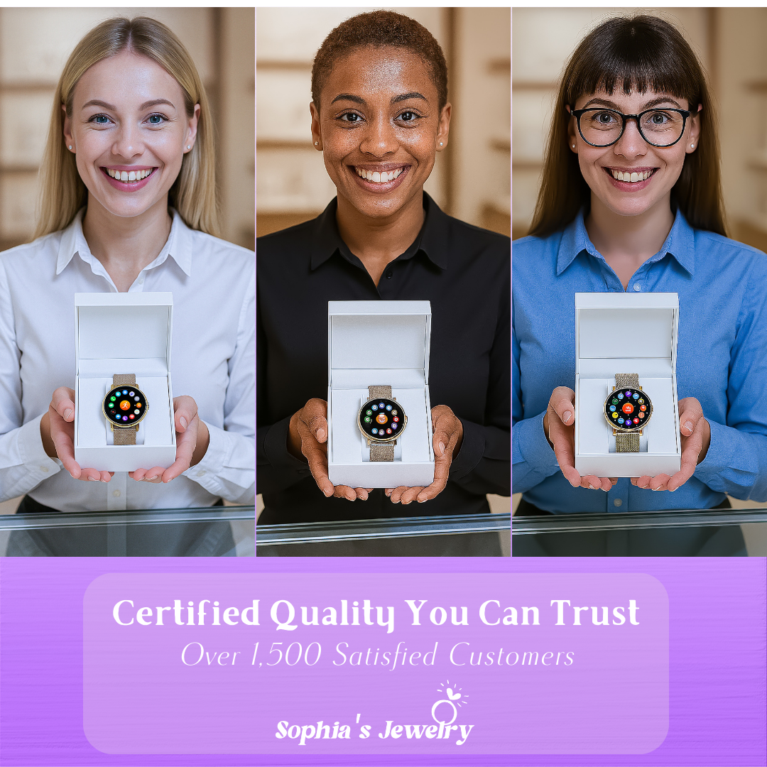 Daniela | Moon Dial Watch & Bracelet Set