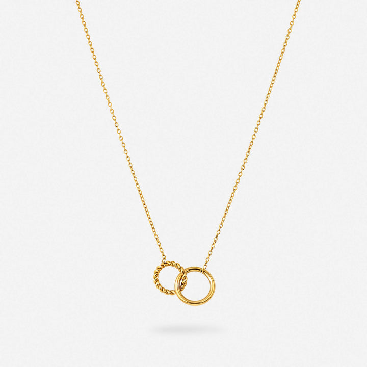 Double Hoop Necklace