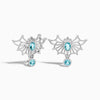 Aether Weave Earrings - Aquamarine