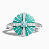 Azure Compass Ring