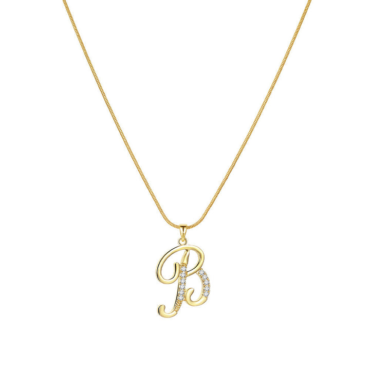 Lily Initial Necklace