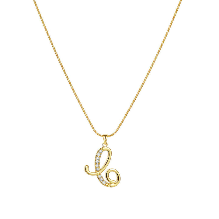 Lily Initial Necklace