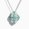 Chief's Crown Necklace - Aquamarine