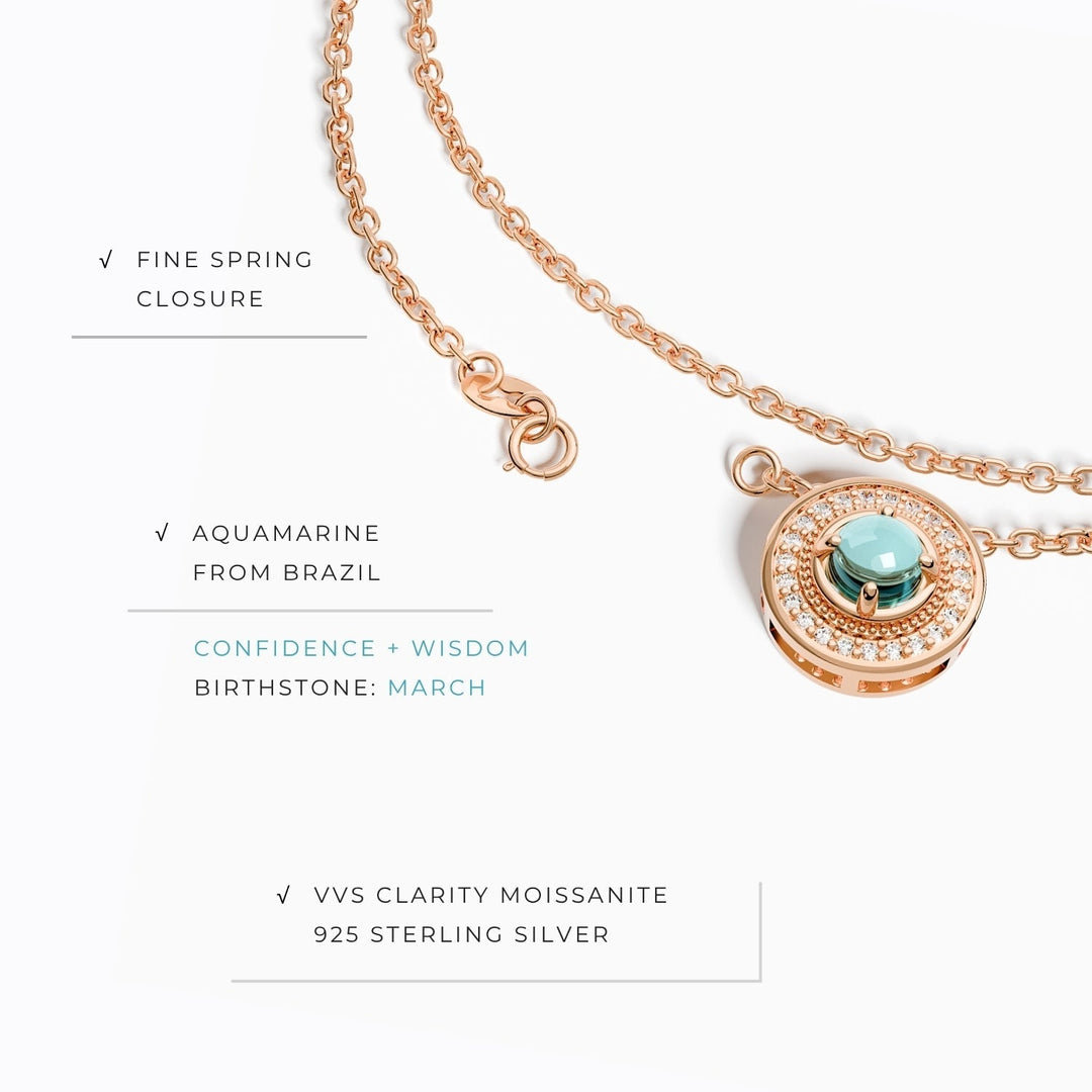 Competitive Spirit Necklace - Aquamarine