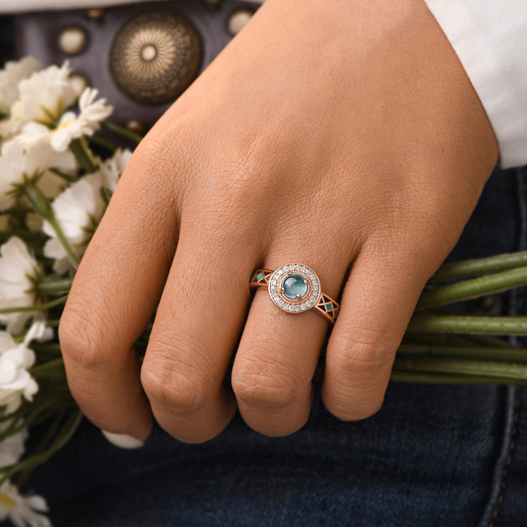 Competitive Spirit Ring - Aquamarine
