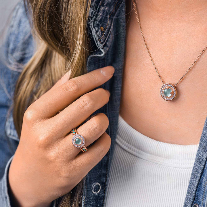 Competitive Spirit Ring - Aquamarine