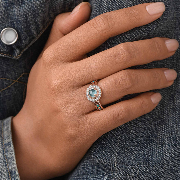 Competitive Spirit Ring - Aquamarine