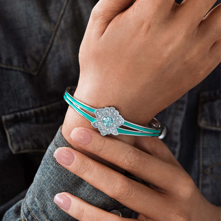 Desert Bloom Bracelet - Aquamarine