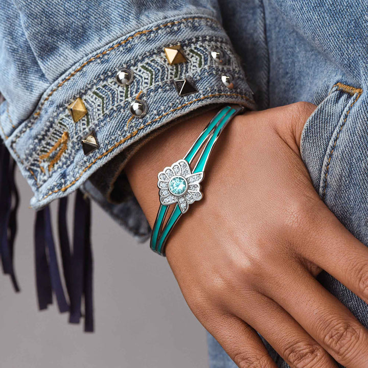 Desert Bloom Bracelet - Aquamarine