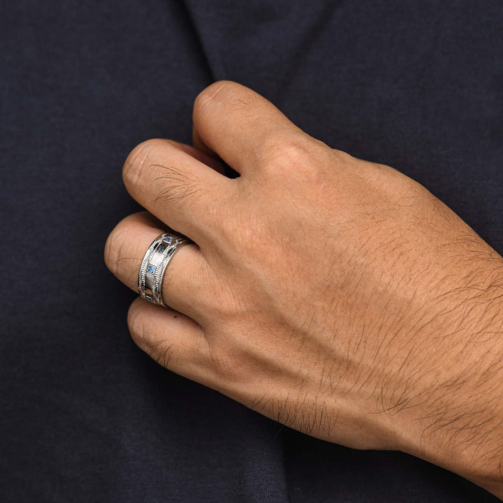 Destiny Ladder Ring - Aquamarine