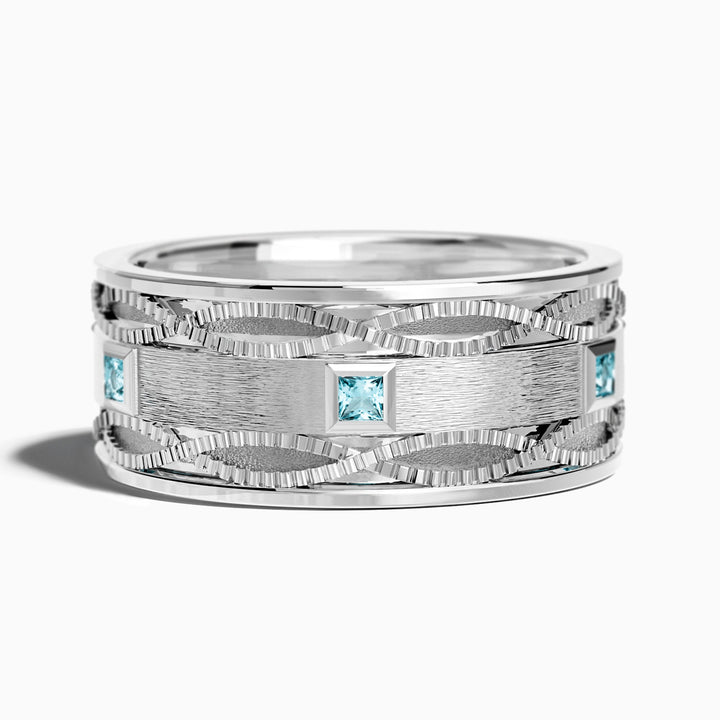 Destiny Ladder Ring - Aquamarine