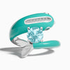 Dolphin's Serenade Ring - Aquamarine