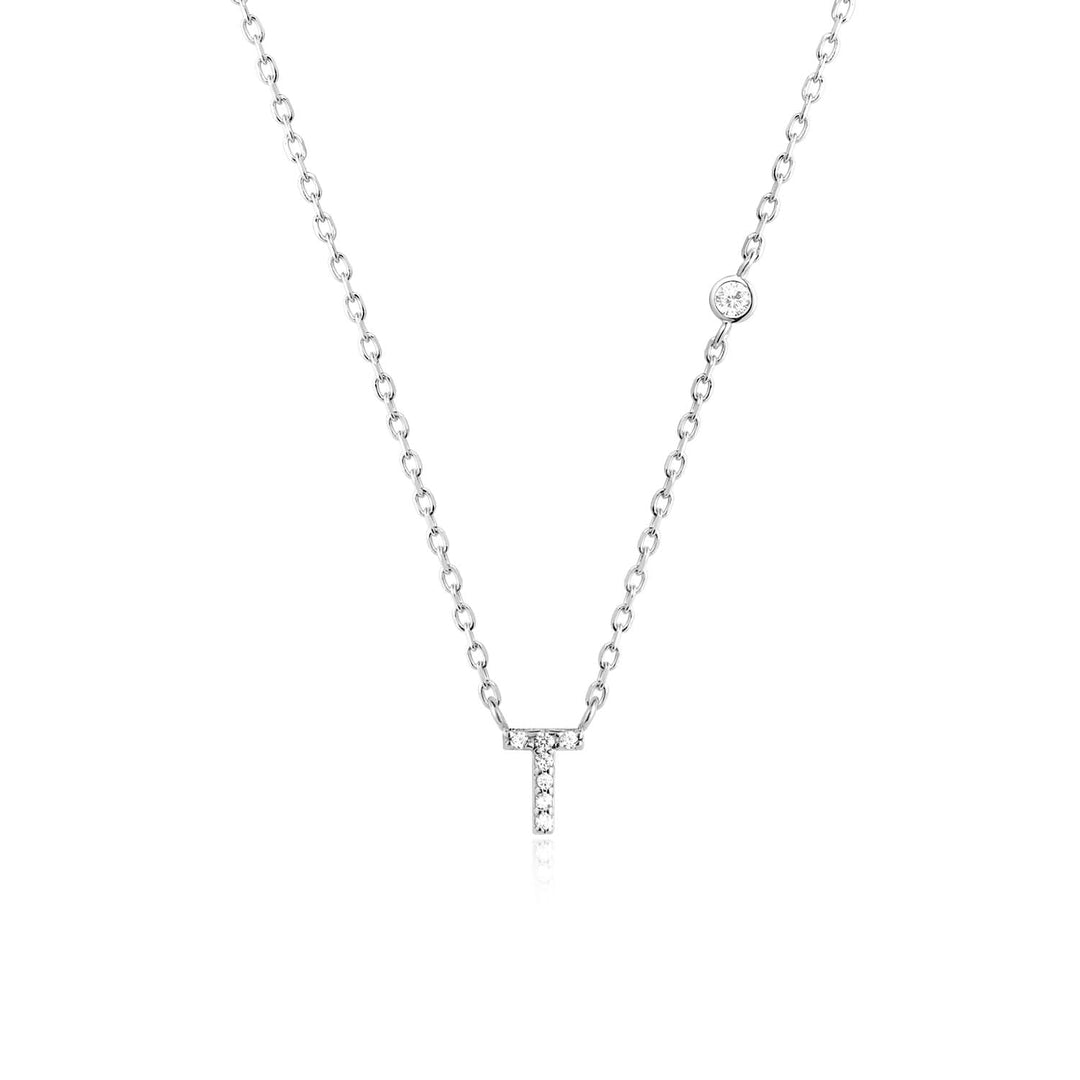 Stone Letter Necklace