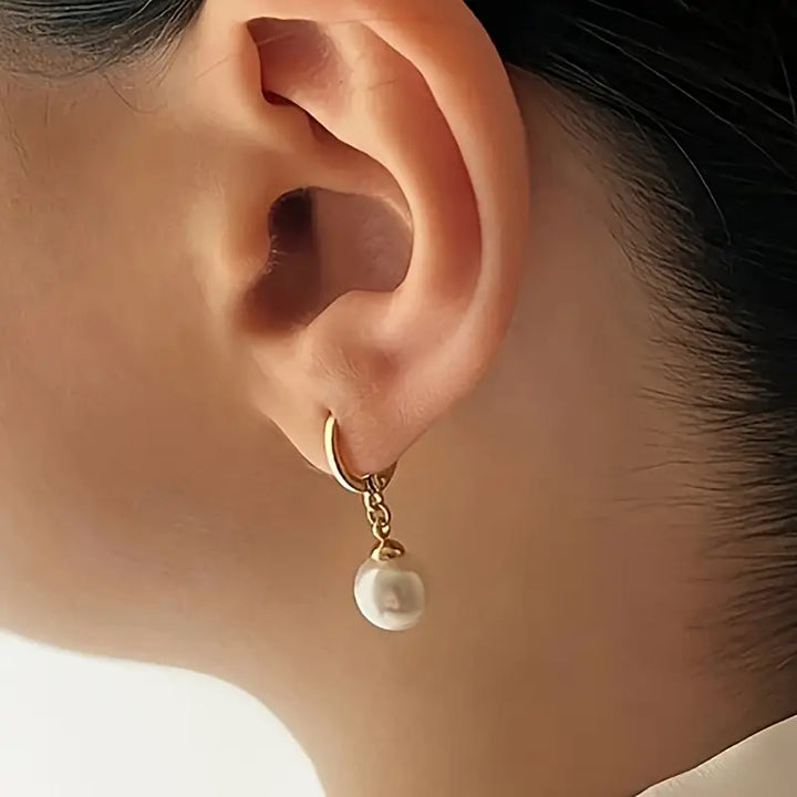 Golden Grace Pearl Jewelry Set