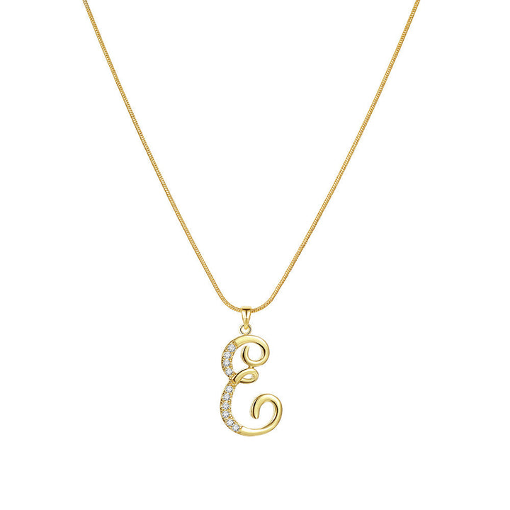 Lily Initial Necklace