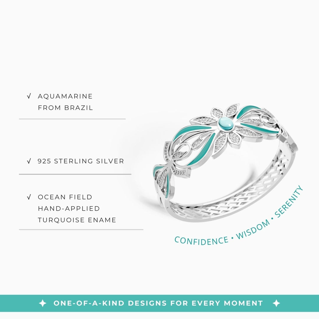Frontier Whirlwind Bracelet - Aquamarine
