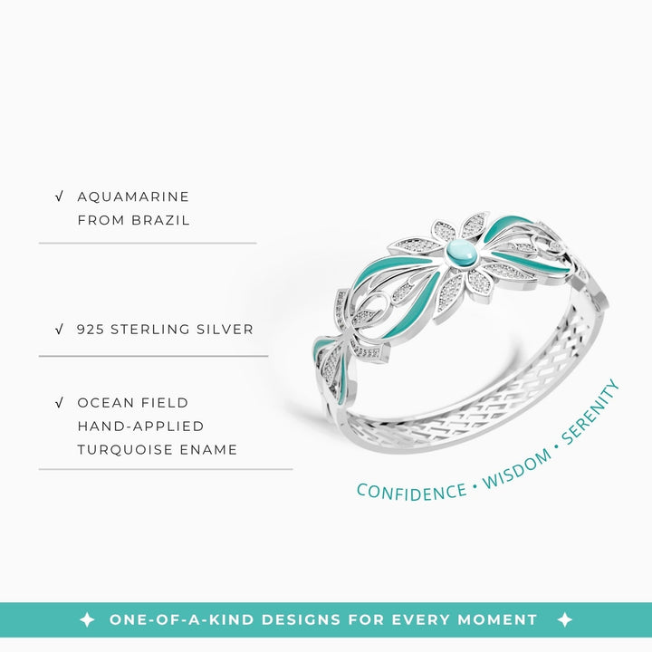 Frontier Whirlwind Bracelet - Aquamarine