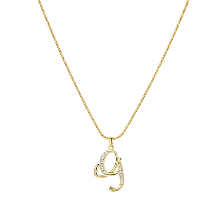 Lily Initial Necklace