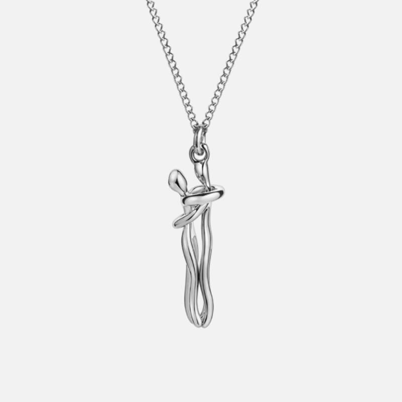 Hug Necklace - Solid Gold