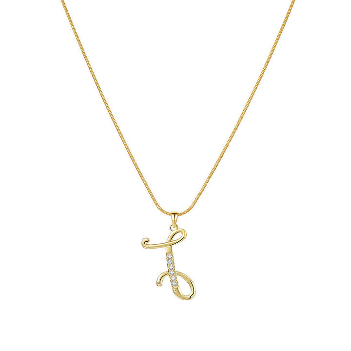 Lily Initial Necklace