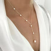 Vintage Pendant Pearls Necklace