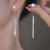 Elegant Bright Hanging Pearl Earrings