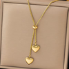 Falling Hearts Necklace