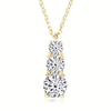 Triple Spark Gold Necklace