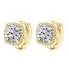Nadine square earrings - Gold