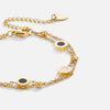 Onyx & White Stone Bracelet