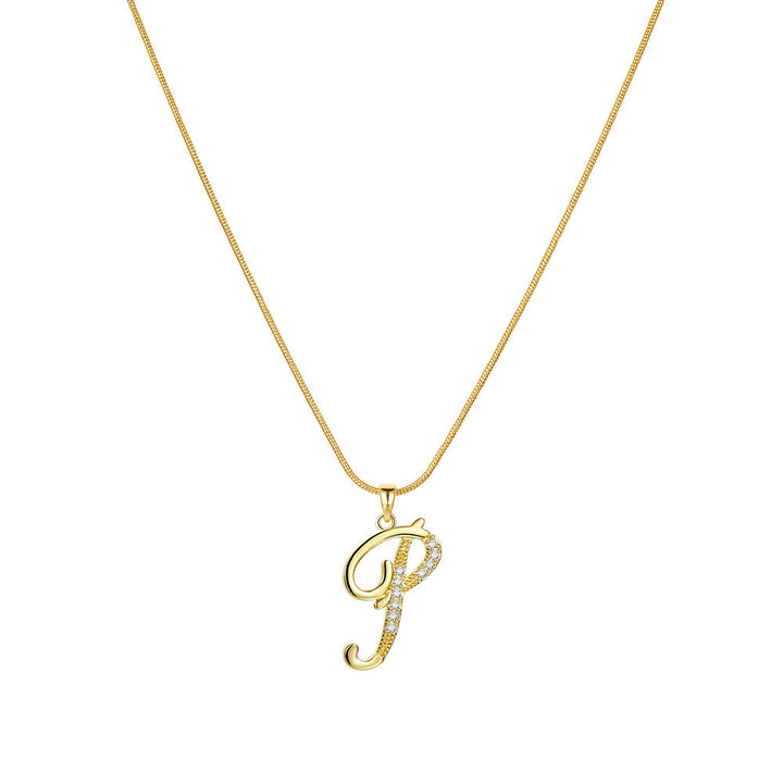 Lily Initial Necklace