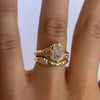 Bright Layer Gold Forged Ring