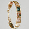 Golden Colorful Bracelet