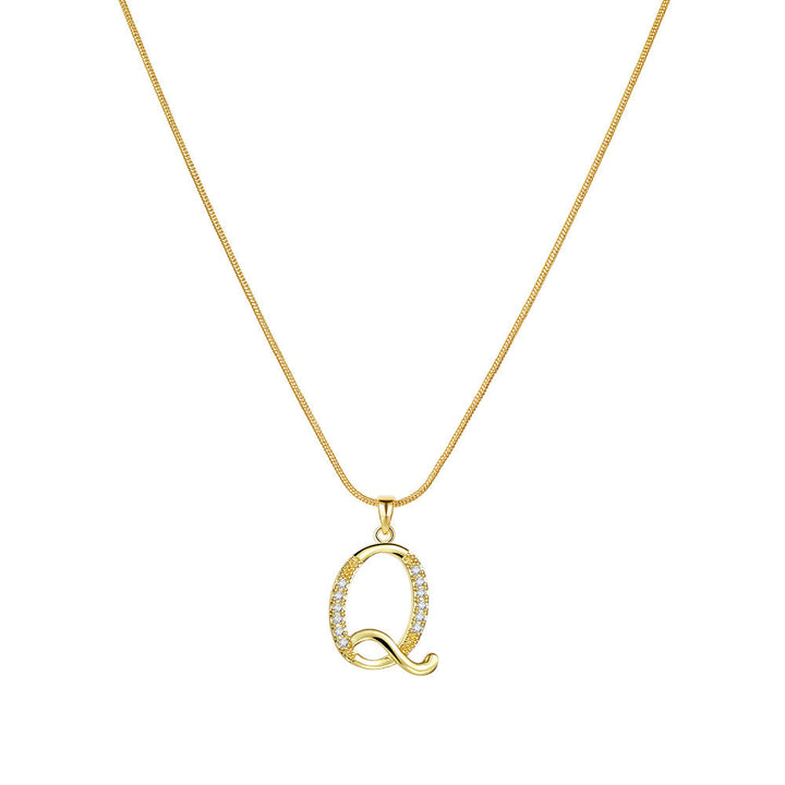 Lily Initial Necklace
