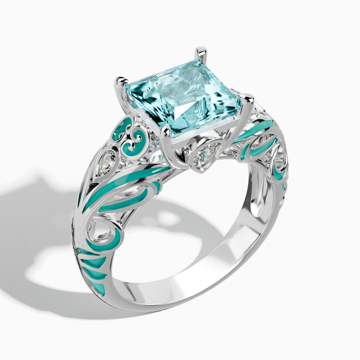 Rosemary's Loyalty Ring - Aquamarine