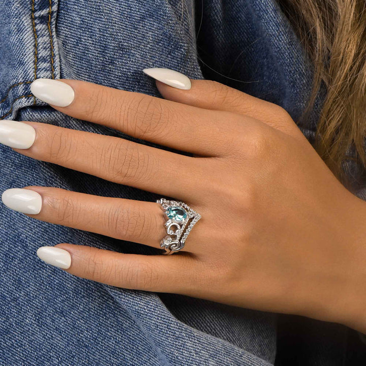 Seaborn Majesty Ring - Aquamarine