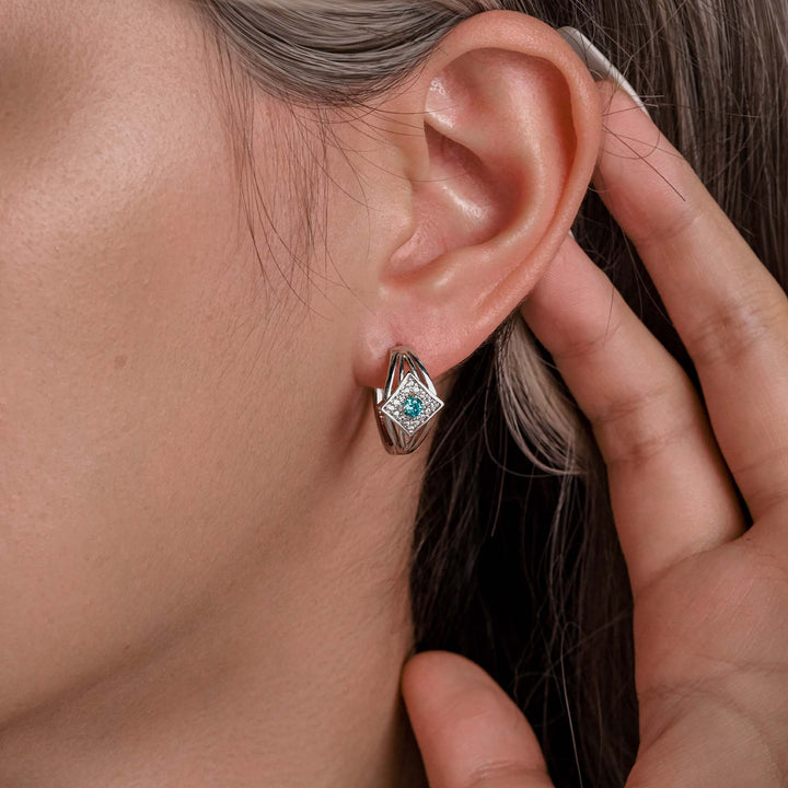 Soulful Waters Earrings - Aquamarine