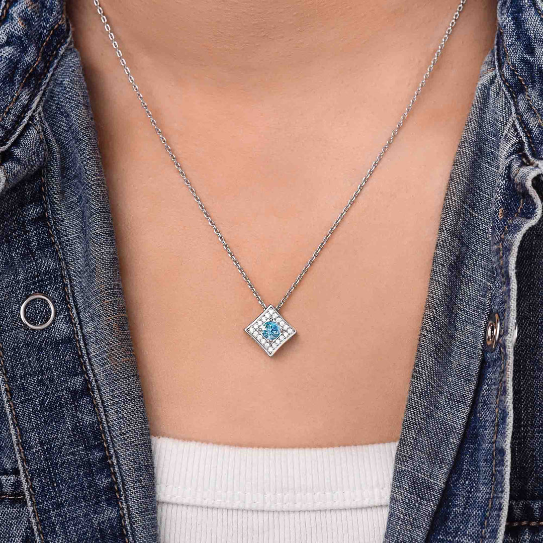Soulful Waters Necklace - Aquamarine