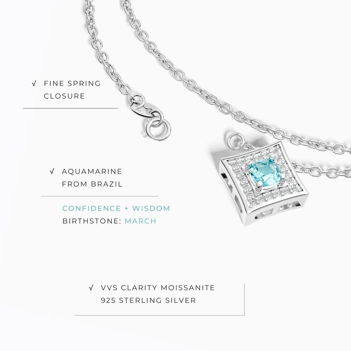 Soulful Waters Necklace - Aquamarine