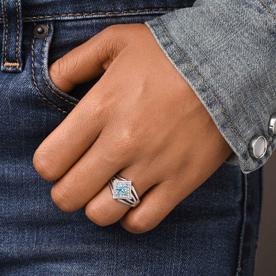 Soulful Waters Ring - Aquamarine