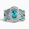 Sunset Canyons Ring - Aquamarine