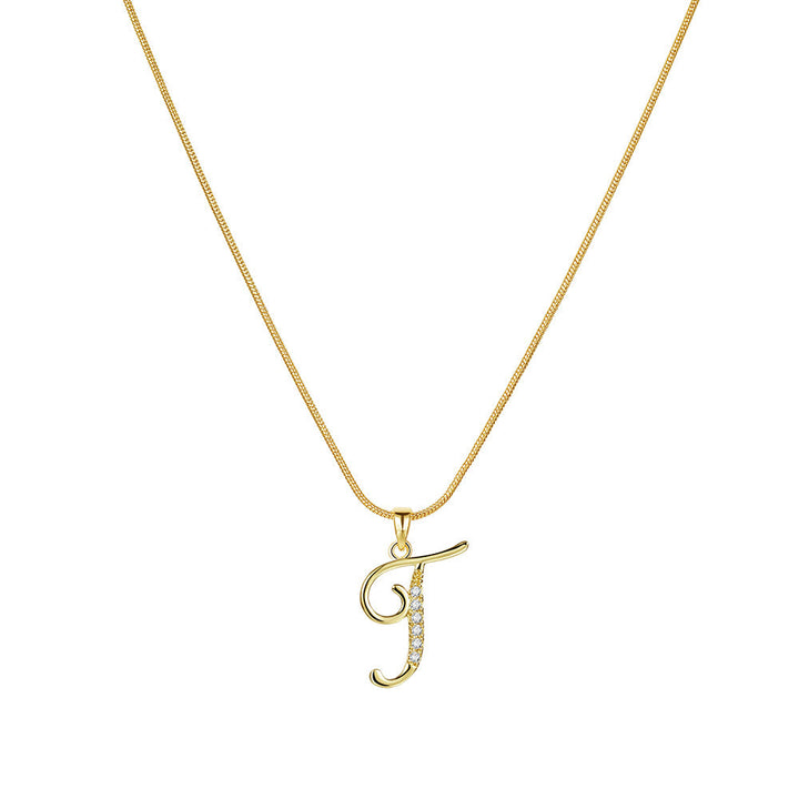 Lily Initial Necklace