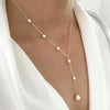 Elegant Vintage Pendant Necklace with Pearls