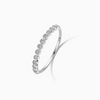Diamond Bubble Ring | White Gold