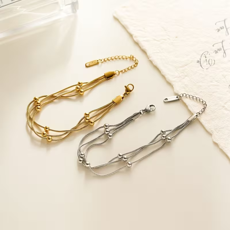 Beaded Snake Bracelet