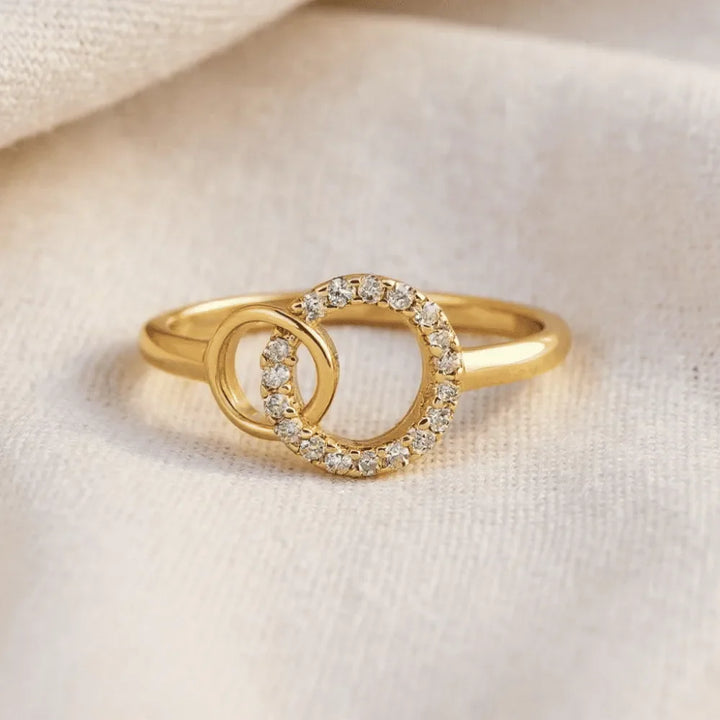 To My Sister - Always Us Gold Ring